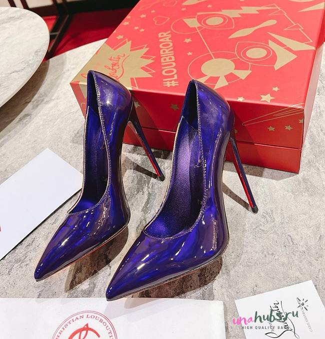 Louboutin purple heels  - 1