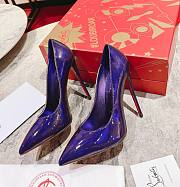 Louboutin purple heels  - 1