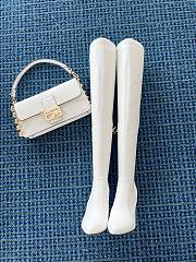 Valentino thigh high white boots  - 5