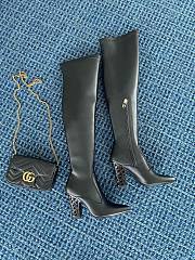 Valentino thigh high black boots - 3