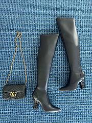 Valentino thigh high black boots - 5