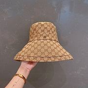 Gucci wide hat ( brown/ denim) - 4