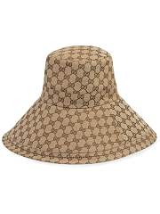 Gucci wide hat ( brown/ denim) - 2