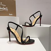 Louboutin CL black 100 mm heels - 1