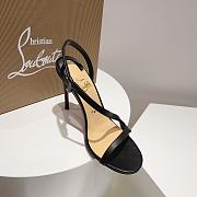 Louboutin CL black 100 mm heels - 3