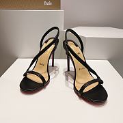 Louboutin CL black 100 mm heels - 2