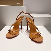 Louboutin CL brown 100 mm heels - 2