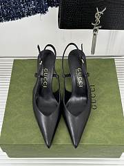 Gucci GG black slingback pump - 4