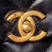 Chanel Beltchain Black Lambskin Gold Hardware Bag  - 4