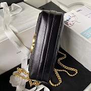 Chanel CF 20 black lambskin gold hardware chain bag  - 5