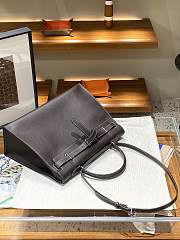 Hermes Kelly flat coffee leather bag - 5