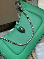 Bvlgari Serpenti Baia green shoulder bag - 3