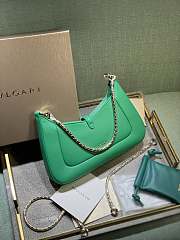 Bvlgari Serpenti Baia green shoulder bag - 4