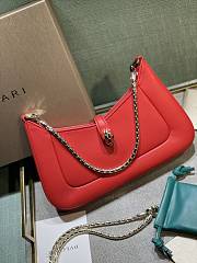 Bvlgari Serpenti Baia red shoulder bag - 6