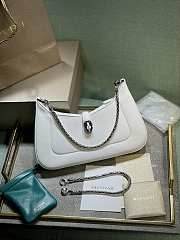 Bvlgari Serpenti Baia white shoulder bag - 1