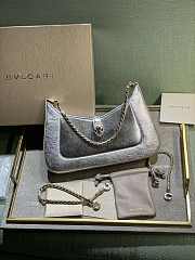 Bvlgari Serpenti Baia silver shoulder bag - 1