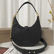 Bvlgari Serpenti Ellipse Black Leather Shoulder Bag - 2