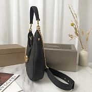 Bvlgari Serpenti Ellipse Black Leather Shoulder Bag - 6