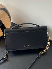 Dior CD Signature Mini Black Calfskin Bag - 5