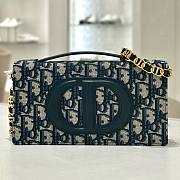 Dior CD Signature Mini Monogram Calfskin Bag - 1