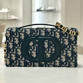 Dior CD Signature Mini Monogram Calfskin Bag