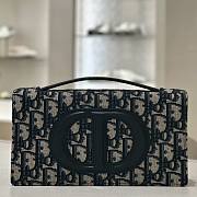 Dior CD Signature Mini Monogram Calfskin Bag - 6