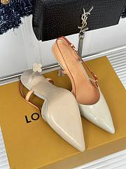 Louis Vuitton Blossom Slingback White Pump - 6