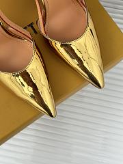 Louis Vuitton Blossom Slingback Gold Pump - 5