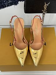 Louis Vuitton Blossom Slingback Gold Pump - 2