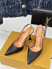 Louis Vuitton Blossom Slingback Black Pump - 3