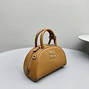 Miu Miu brown leather top-handle bag - 6