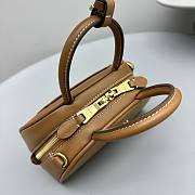 Miu Miu brown leather top-handle bag - 5