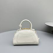 Miu Miu white leather top-handle bag - 5