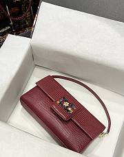 D&G sicily red leather woc bag  - 5