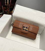 D&G sicily brown leather woc bag - 4