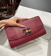 D&G red flower logo shoulder bag - 2