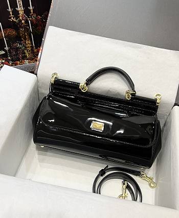 D&G Dolce Gabbana Small Sicily Black Handbag