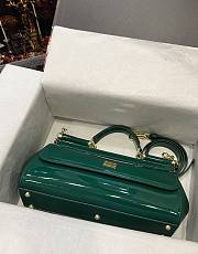 D&G Dolce Gabbana Small Sicily Green Handbag - 5