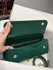 D&G Dolce Gabbana Small Sicily Green Handbag - 4