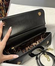 D&G Dolce Gabbana Small Sicily Black Handbag - 2