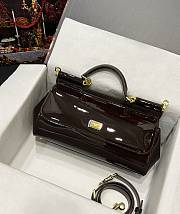 D&G Dolce Gabbana Small Sicily Brown Handbag - 1