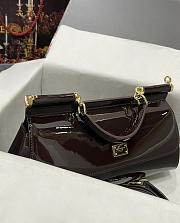 D&G Dolce Gabbana Small Sicily Brown Handbag - 6