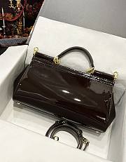 D&G Dolce Gabbana Small Sicily Brown Handbag - 2