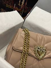 D&G Devotion jewel heart beige leather bag - 3