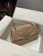 D&G Devotion jewel heart beige leather bag - 2