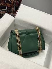 D&G Devotion jewel heart green leather bag - 4