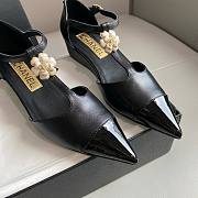 Chanel black flower shoes - 6