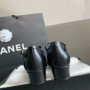 Chanel black flower shoes - 4