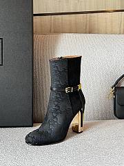 Fendi Delfina black FF short-heeled boots - 3