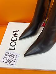 Loewe rose black leather boots  - 2